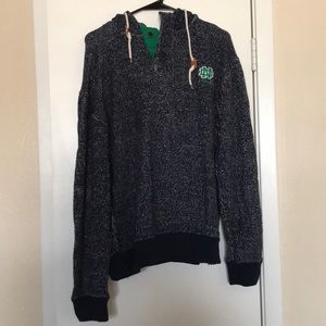 Notre Dame hooded sweater